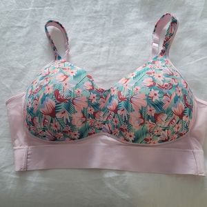 RHONDA SHEAR BRA, XXL PINK